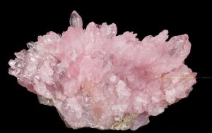 mineral specimens from Brazil Rose Quartz Crystals