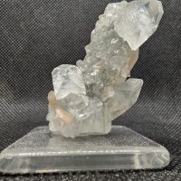 Tabular Druzy Pink Stilbite on Apophyllite from India