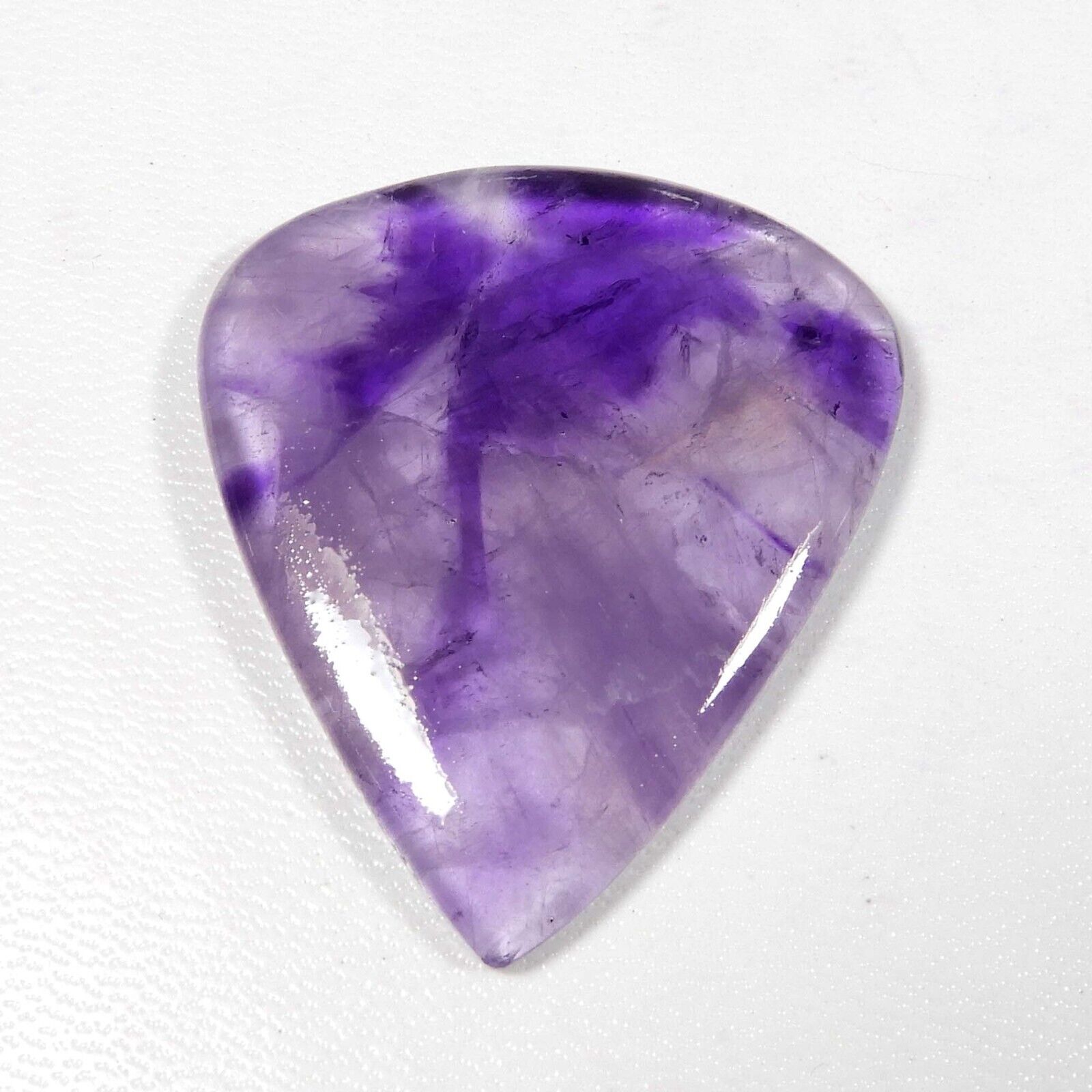 Natural Star Amethyst Cabochon Pear Shape Loose Purple Gemstone 45 Cts
