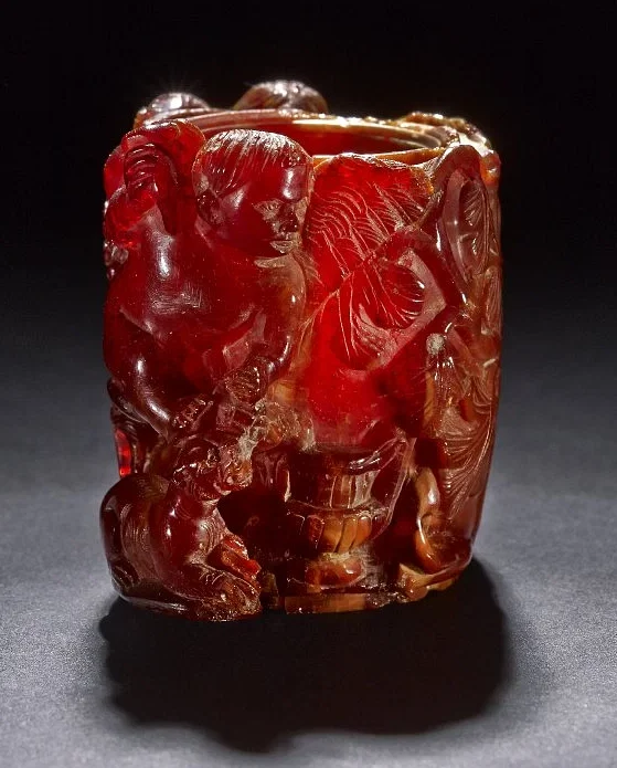 Roman amber perfume pot