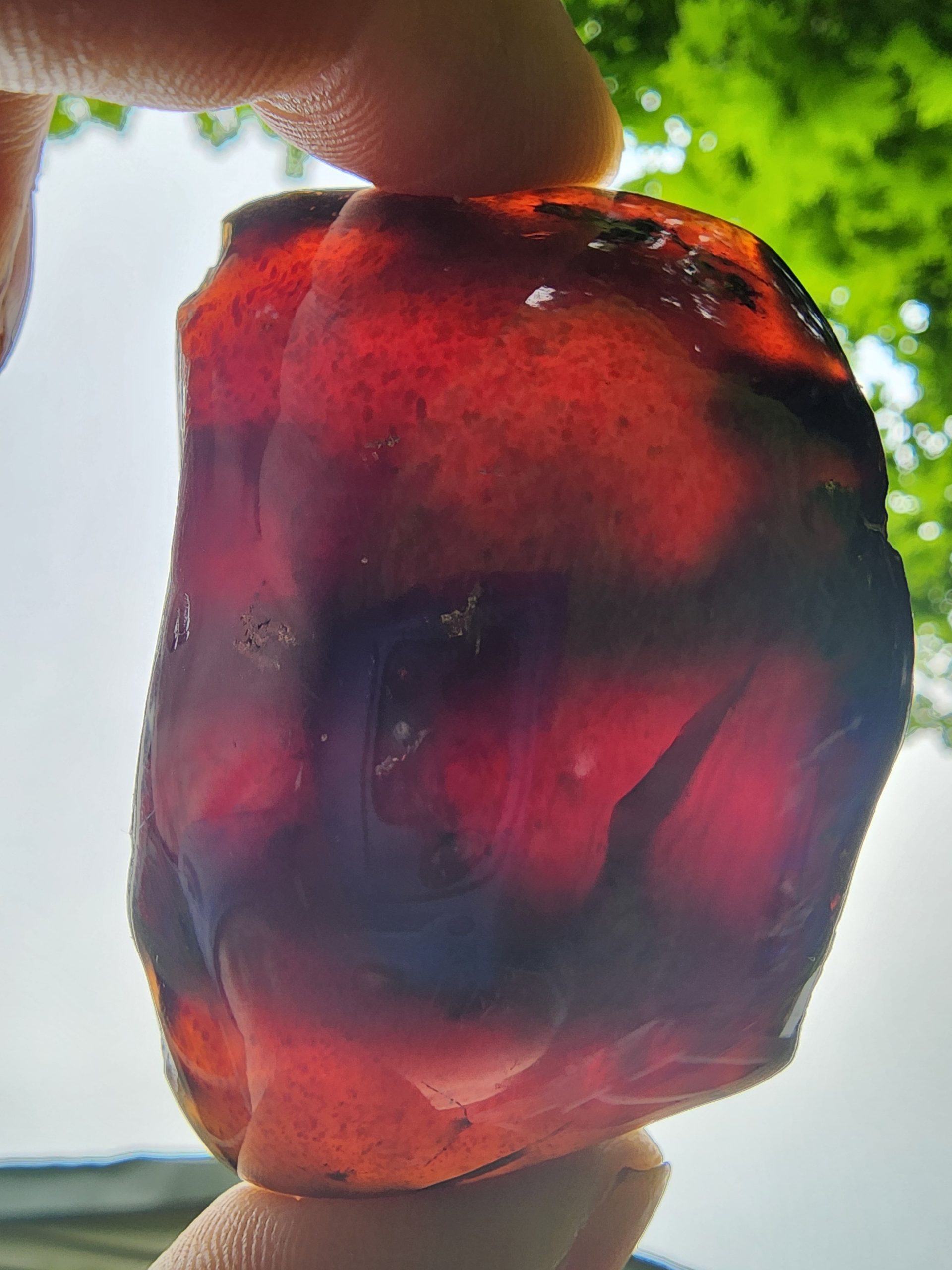 Blue Amber from Indonesia