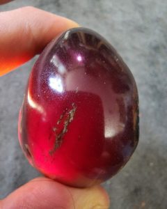 Blue Amber from Indonesia