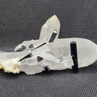 Schorl Tourmaline on Quartz from the Skardu Mine in Gilgit-Baltistan, Pakistan