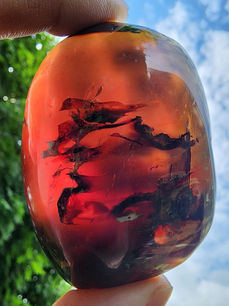 Blue Amber from Indonesia