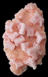 Pink Halite Crystals