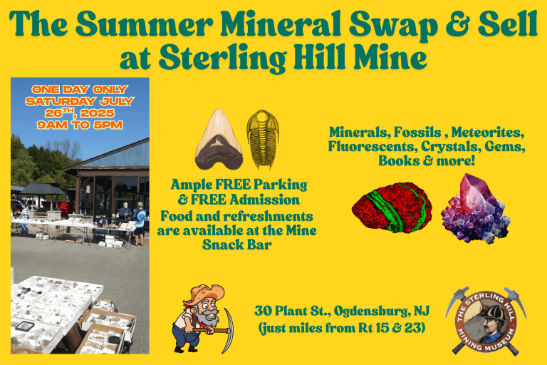 The Summer Mineral Swap & Sell at Sterling Hill Mine