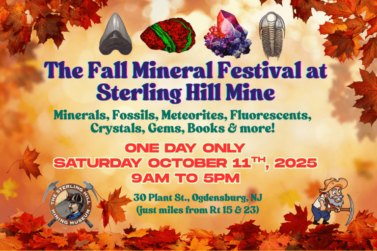 The Fall Mineral Festival at the Sterling Hill Mine in Ogdensburg, NJ