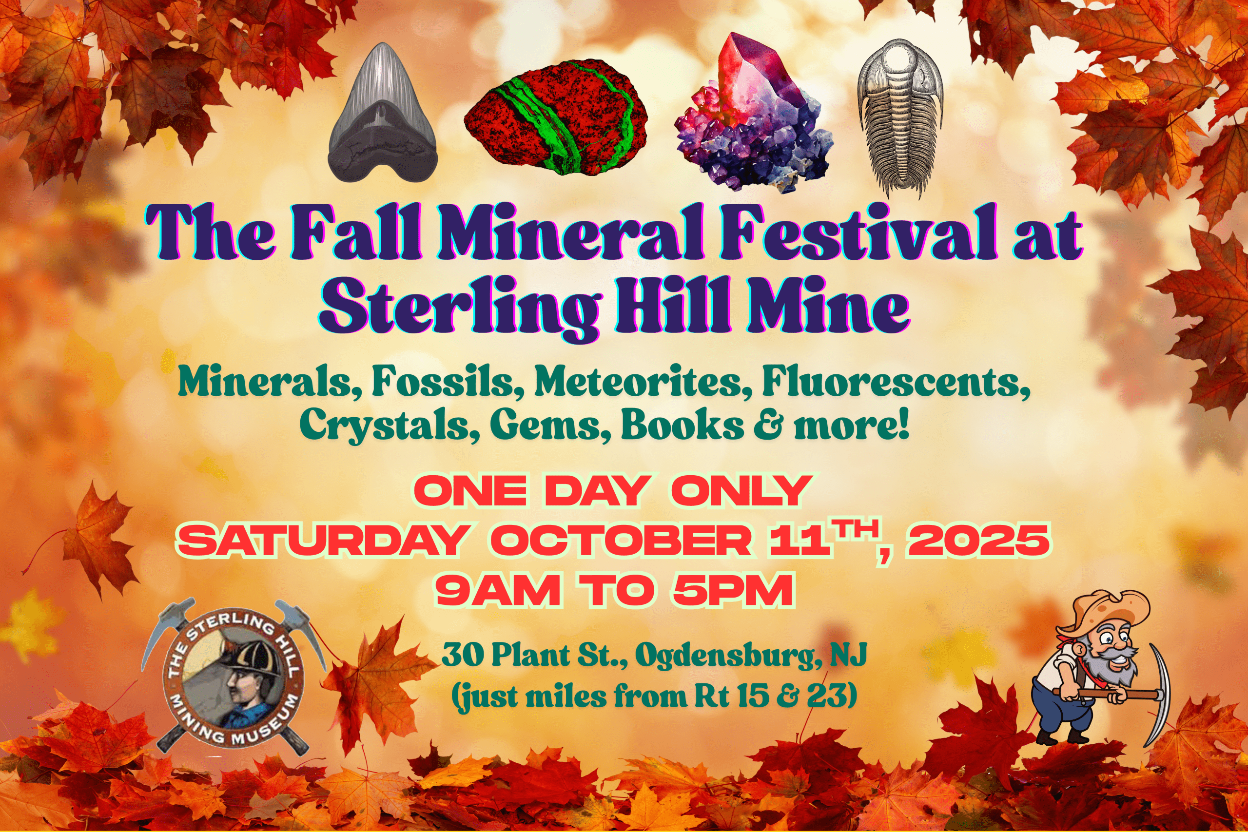 The Fall Mineral Festival at the Sterling Hill Mine in Ogdensburg, NJ
