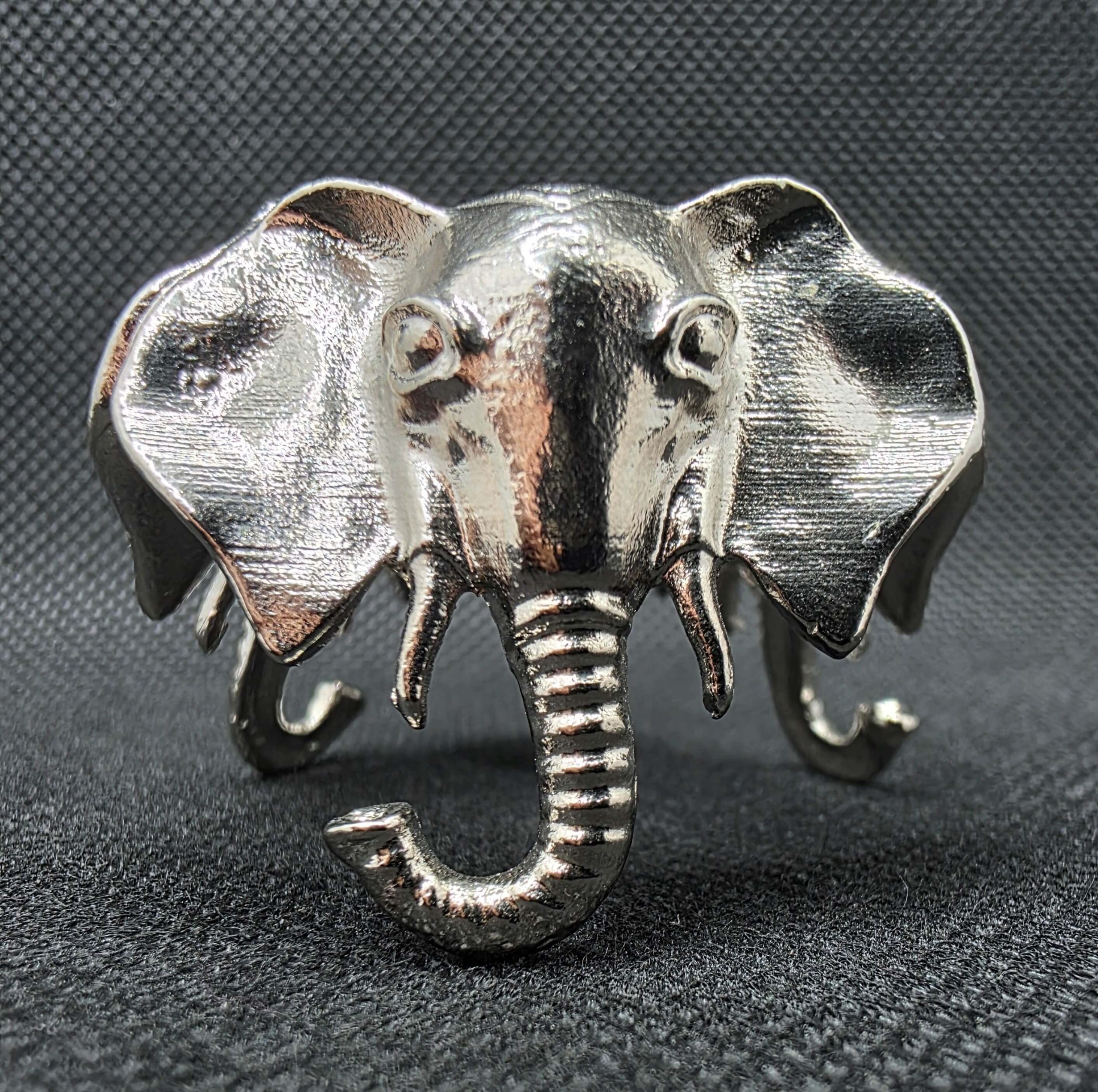 Elephant Sphere Holder Stand Metal Base
