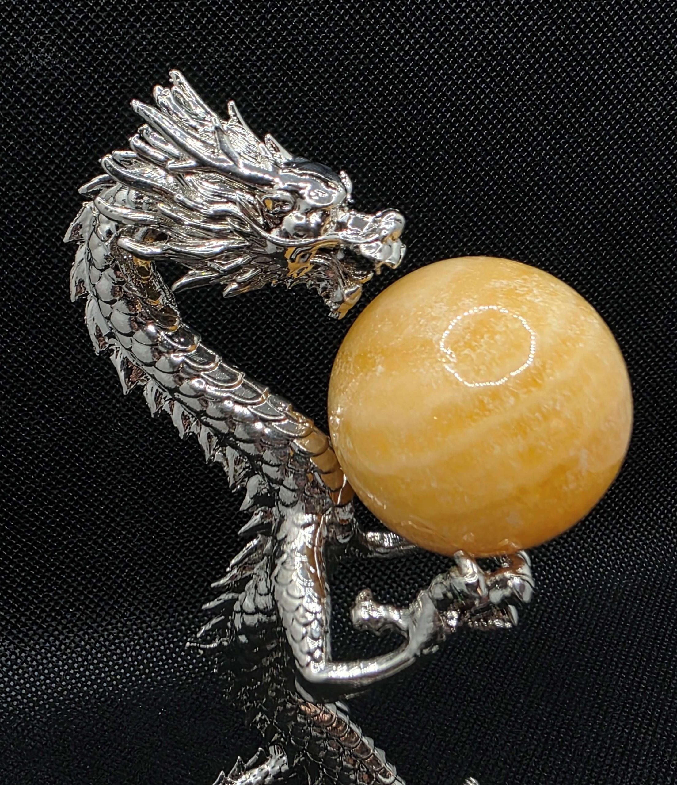 Standing Dragon Sphere Holder