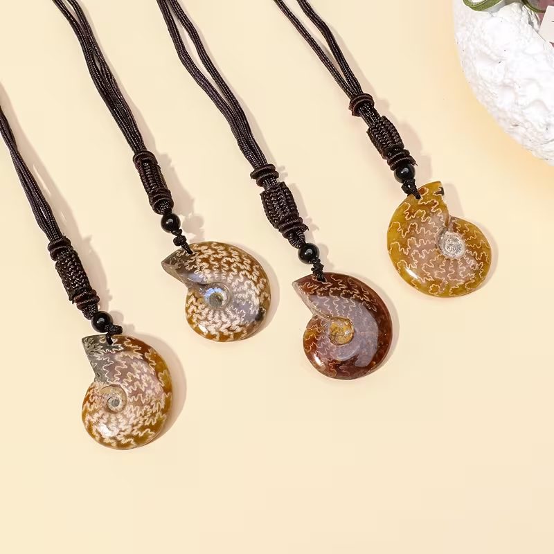 Fossil Ammonite Pendant